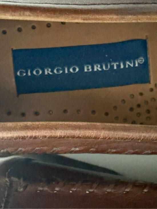 Giorgio Brutini Brown Woven Tassel Loafers Men’s 9.5D Leather Brazil main image 6